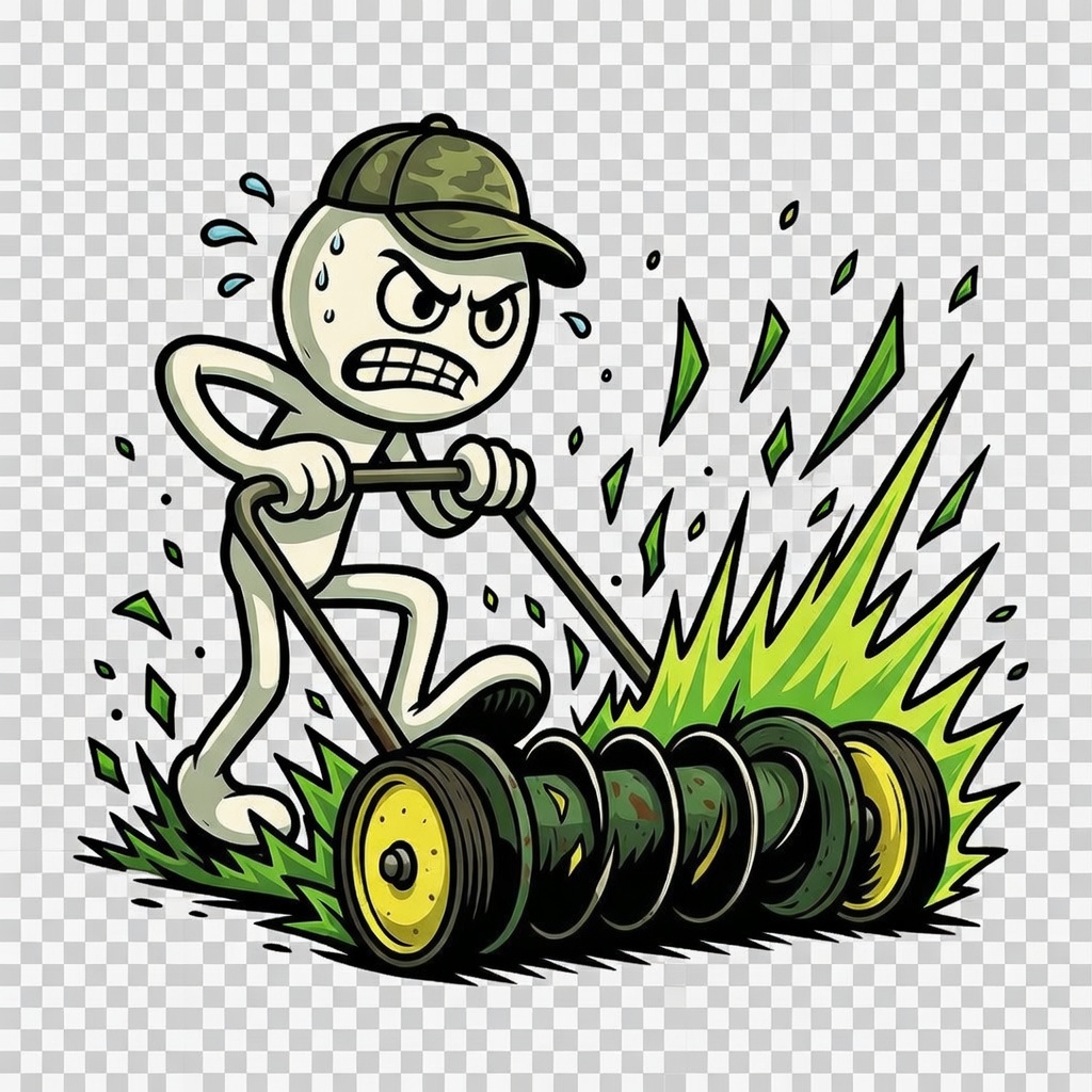 Grasswhoopin' mascot